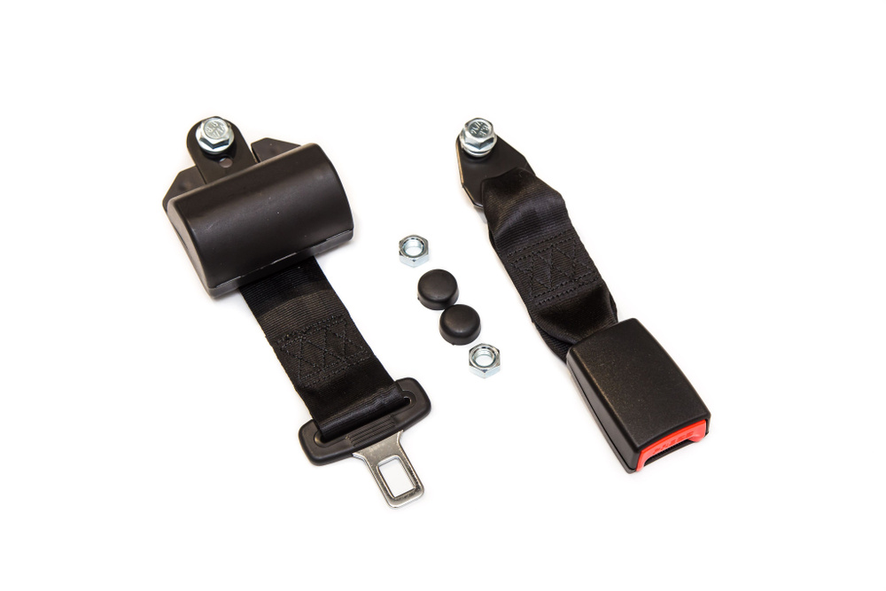 Ремень безопасности 2-х точечный (двухточечный) автоматический с мягкой ...