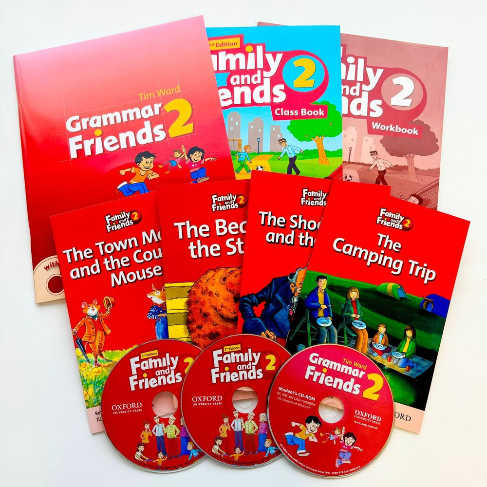 Family and Friends 2 (2nd edition) Class Book + Workbook + Grammar ...
