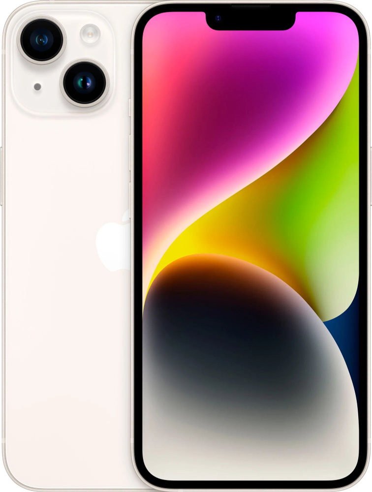 Apple Смартфон iPhone 13 2SIM 4/128 ГБ, белый #1