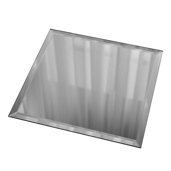 Плитка зеркальная квадратная 15х15 см Дом стекольных технологий серебряная с фацетом  #1