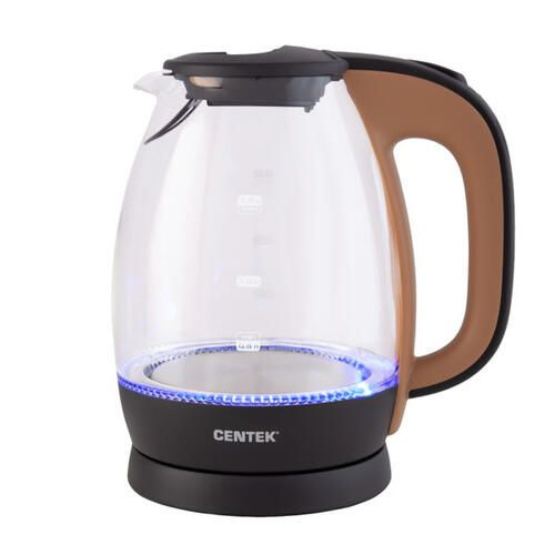 Centek Электрический чайник CT-0056, коричневый, бежевый #1