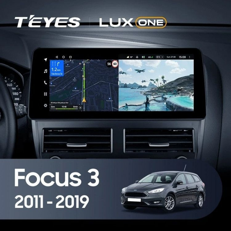 Штатная магнитола Teyes LUX ONE 6/128 Ford Focus 3 Mk 3 (2011-2019) #1