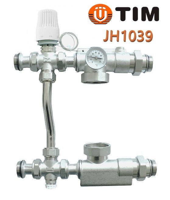 Насосно-смесительный узел TIM JH-1039 для напольного отопления, и для радиаторного отопления  #1