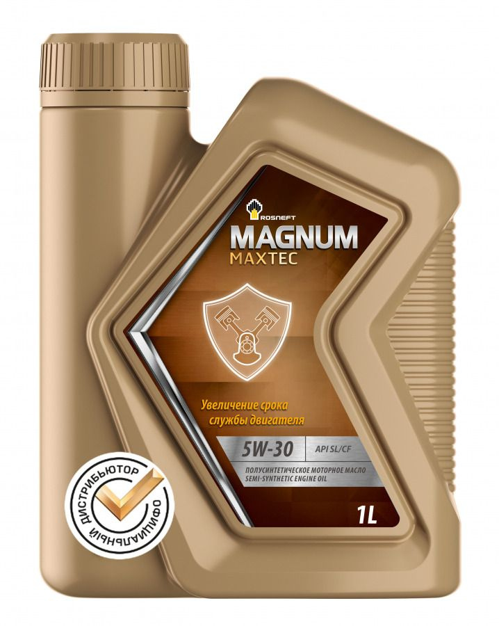 Rosneft Magnum Maxtec 5W-30 5W-30 Масло моторное, Полусинтетическое, 1.00 л  #1