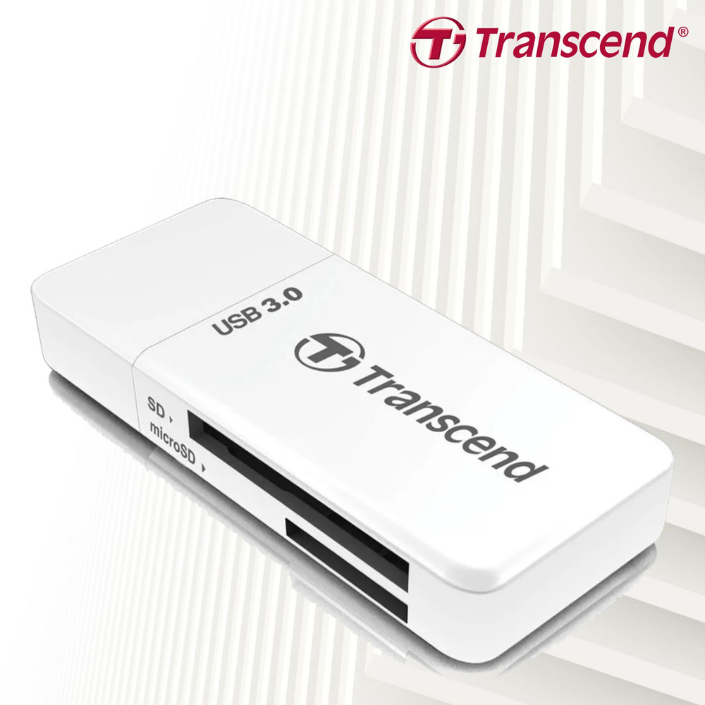 Картридер Transcend RDF5 USB3.1, белый (TS-RDF5W) #1