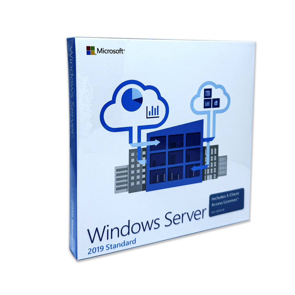 Microsoft Windows Server Standard 2019 64Bit English DVD 5 Clt 16 Core для Сервера #1