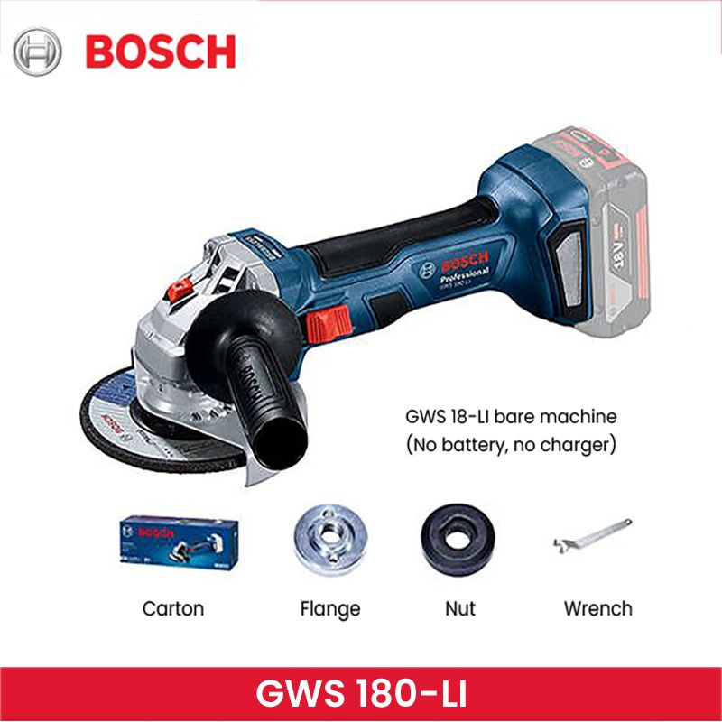 Аккумуляторная Ушм Bosch Gws 180 Li Купить