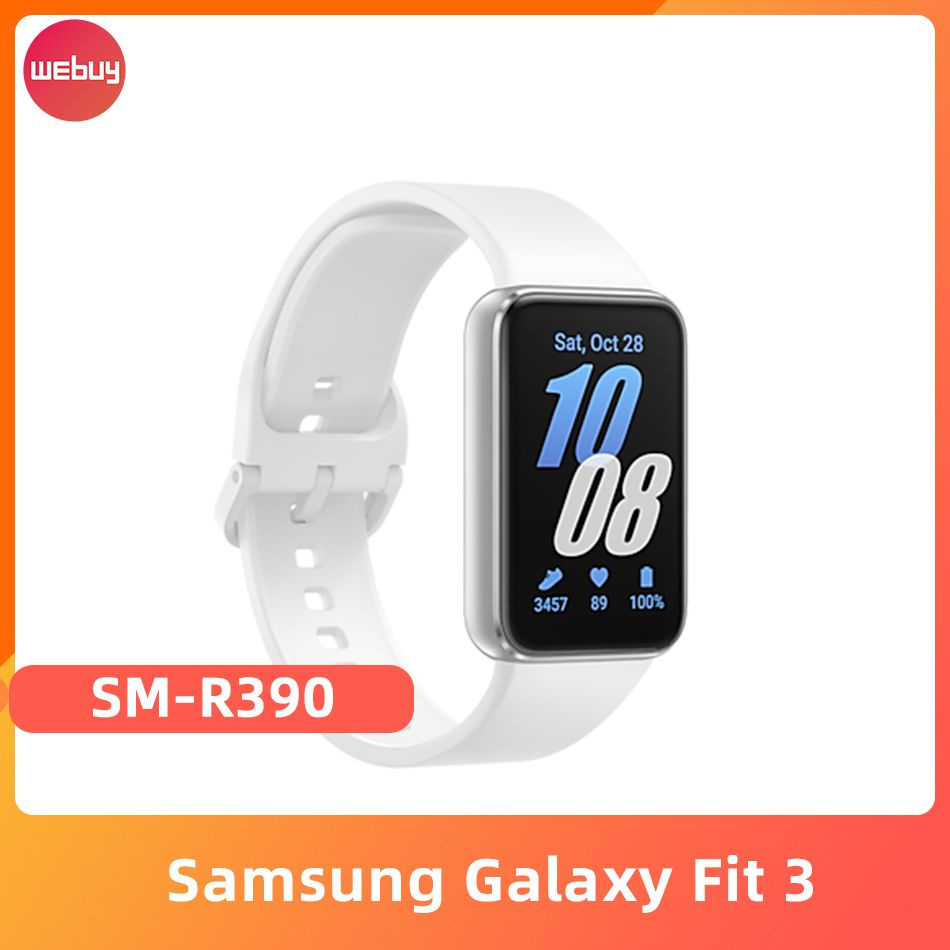 Samsung Фитнес-браслет Galaxy Fit 3 Умный браслет, серебристый