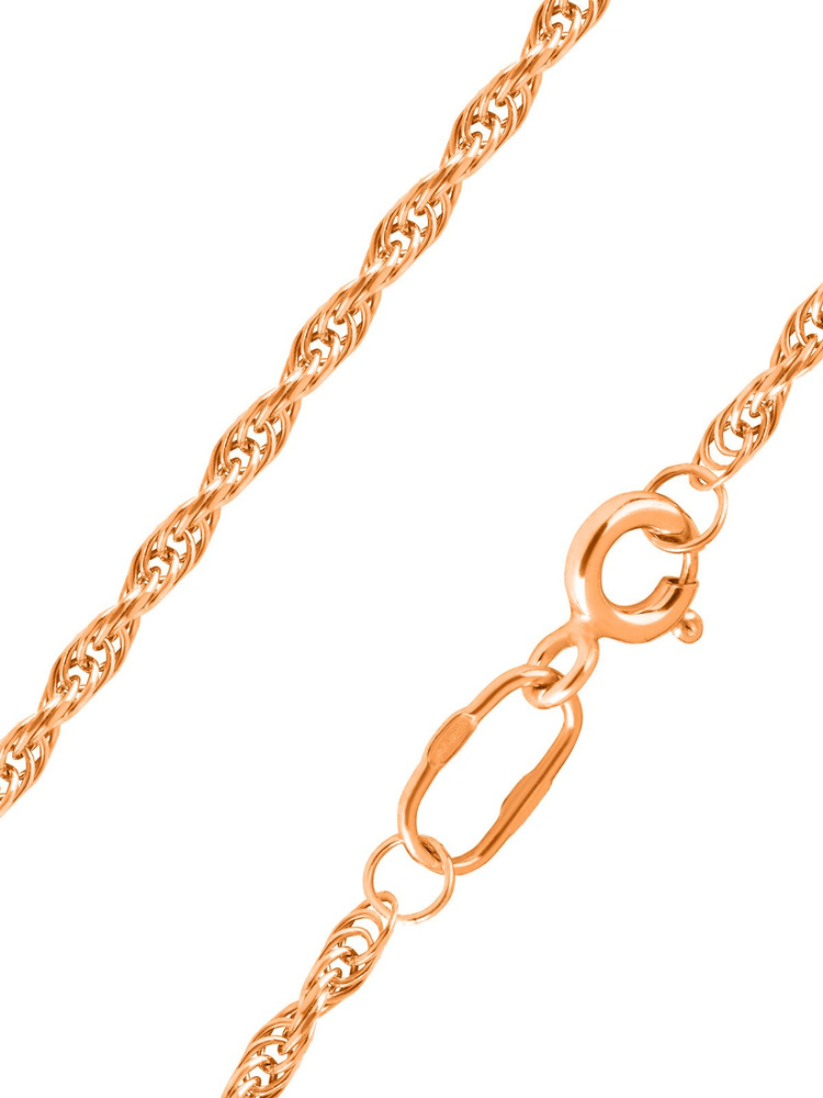 Ювелирный завод Титан Цепочка Серебро позолоченное 925 пробы, плетение ...