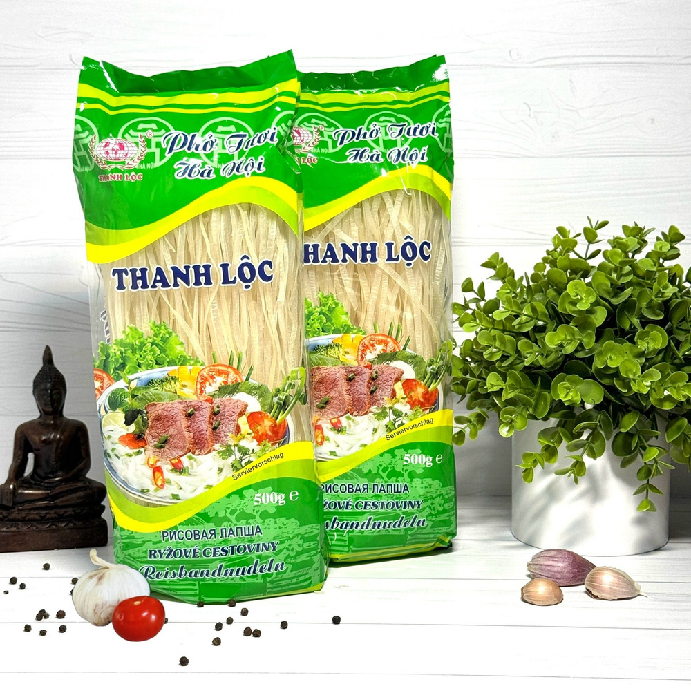 Лапша рисовая Pho Kho Thanh Loc, 2 шт. * 500 гр. #1