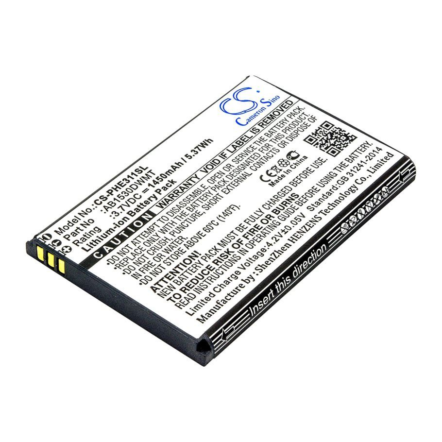 Аккумуляторная батарея CameronSino для телефонов Philips Xenium E311 ...