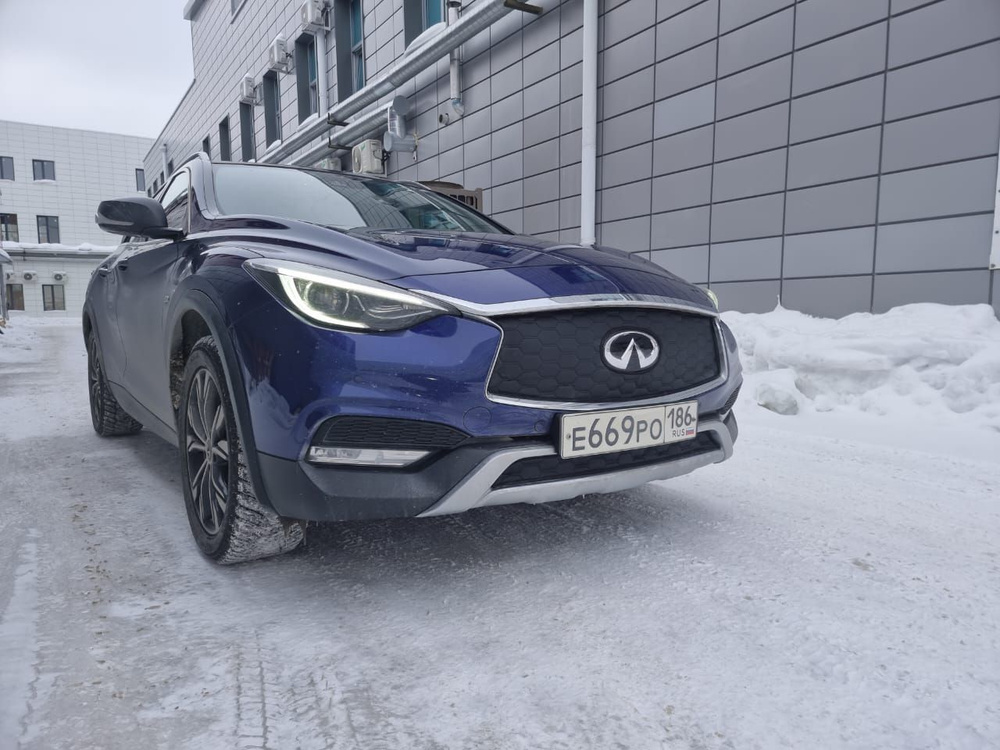 Утеплитель радиатора для Infiniti QX30 Инфинити КуИкс30 (2015 -2019)  #1