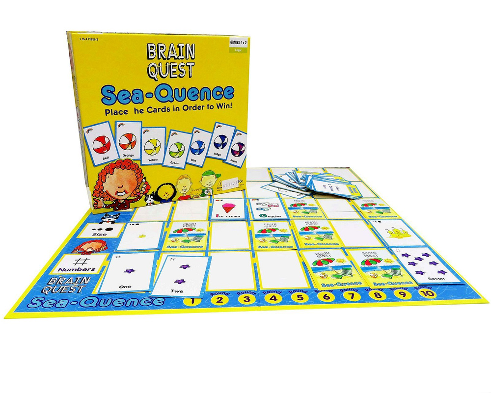 Настольная игра на английском Sea-Quence Brain Quest - купить с ...