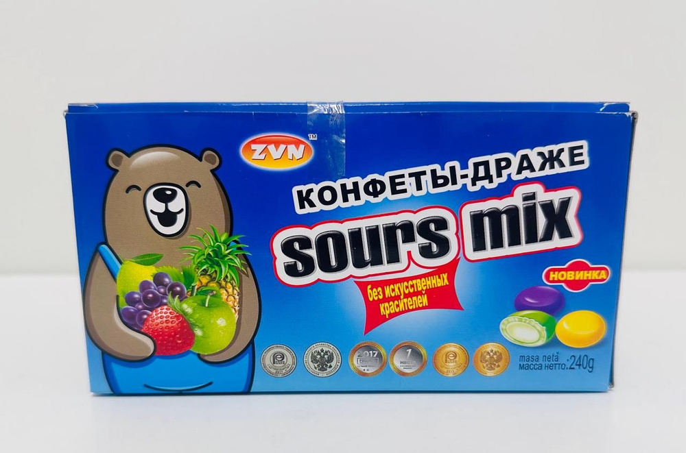 Конфеты-драже Sours Mix, 20 штук по 12 г #1