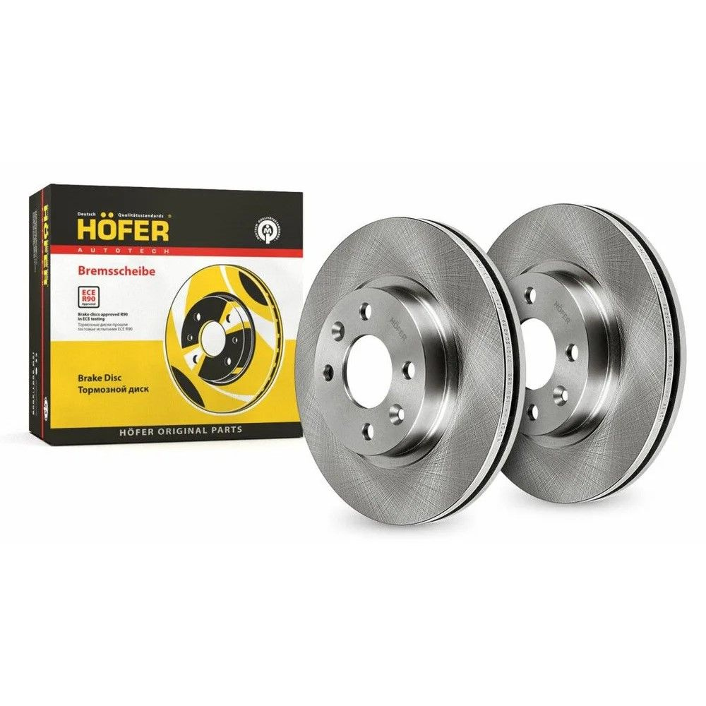 Диски тормозные Lada Largus (без АБС), Renault Logan, Sandero HOFER ...