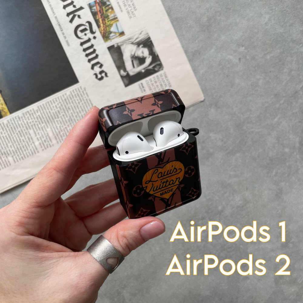 Чехол силиконовый Луи Витон /AirPods 1/ AirPods 2 #1