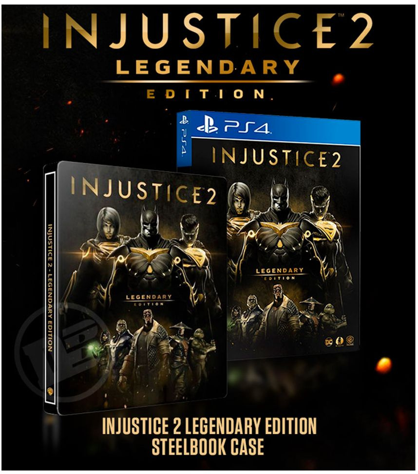 Игра Injustice 2 II Legendary Edition Steelbook (PS4) (PlayStation 4,  PlayStation 5, Русские субтитры) купить по низкой цене с доставкой в  интернет-магазине OZON (1469860190)