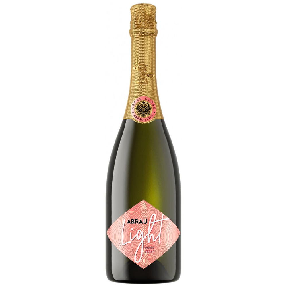 Безалкогольное шампанское ABRAU Light Rose Zero, Абрау Лайт Розовое Зеро 0,75. 1шт  #1