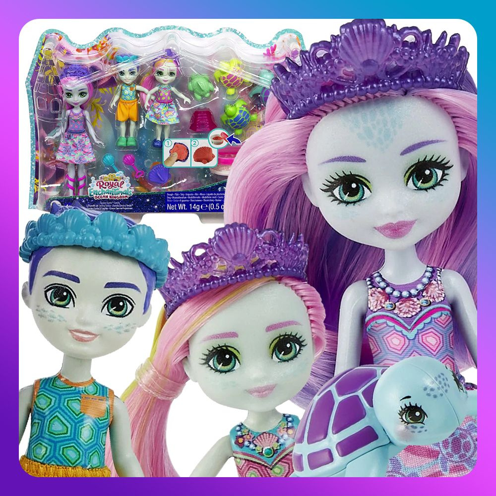 Игровой набор Энчантималс - Семья Тинсли Черепаши (Enchantimals Family Toy  Set Tinsley Turtle Doll) - купить с доставкой по выгодным ценам в  интернет-магазине OZON (1406989807)