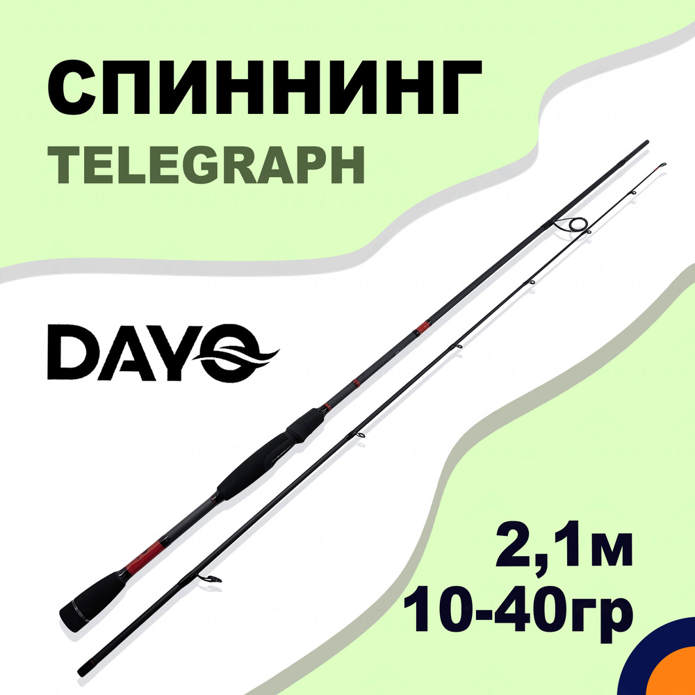 Спиннинг DAYO TELEGRAPH 10-40 гр 2,1 м для рыбалки #1