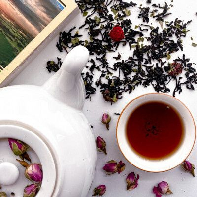 Черный чай BERRY-TEA с клюквой 35гр под чайник #1