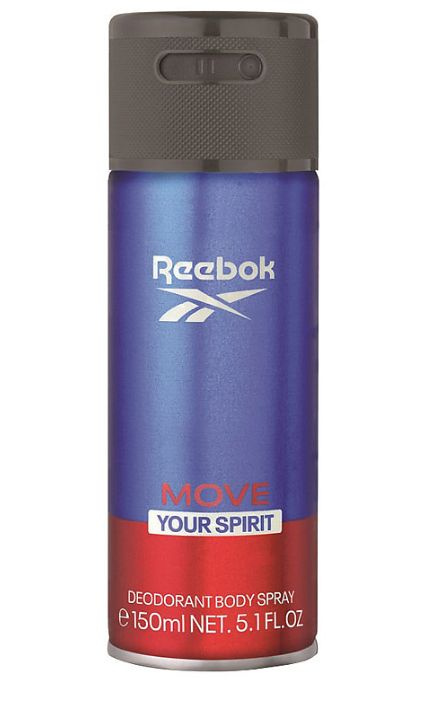 REEBOK Дезодорант-спрей для мужчин Move Your Spirit 150 мл #1