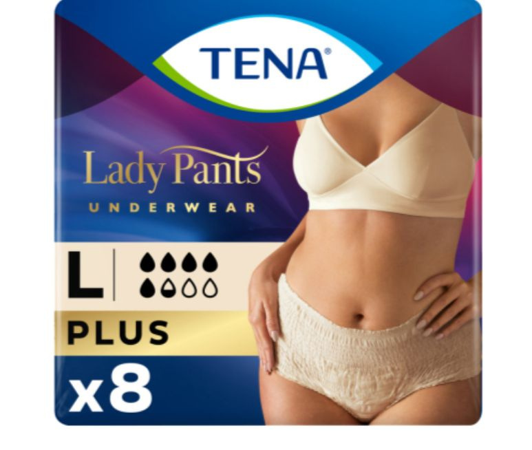 Tena подгузники для взрослых Lady Pants Plus Creme L, 8 шт/ #1