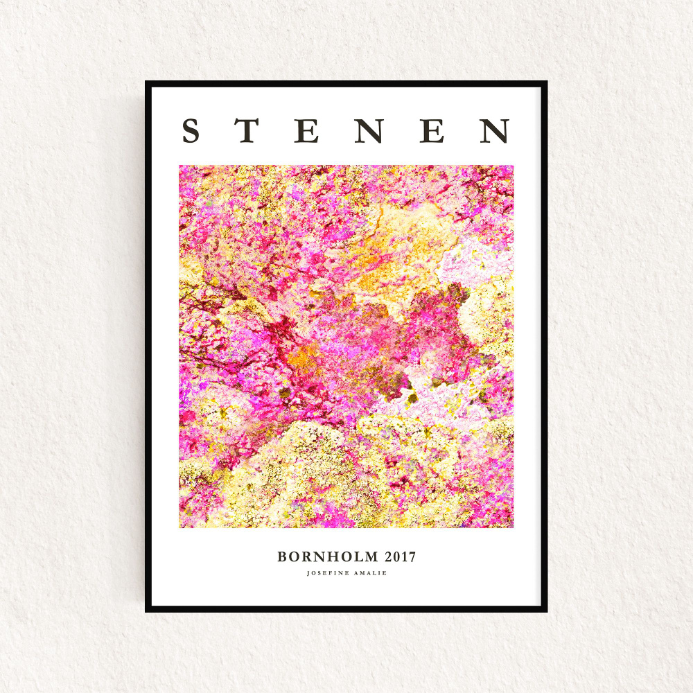 Постер "Stenen Pink" 21х30см #1