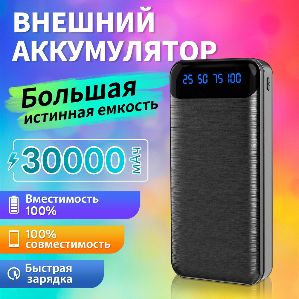 Внешний аккумулятор (Power Bank) RUIPU Q5-black - купить по выгодным ценам  в интернет-магазине OZON (1480988295)