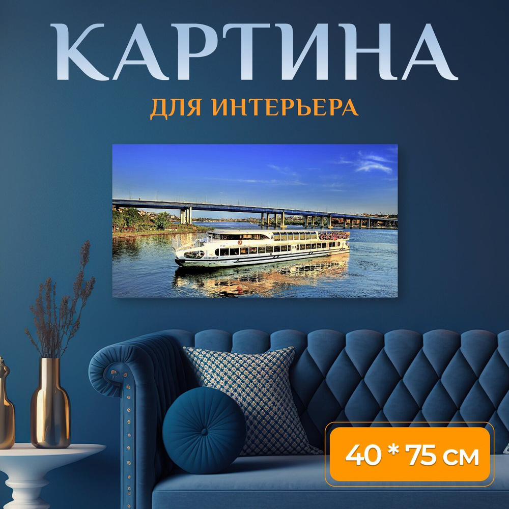 LotsPrints Картина "Город, городской пейзаж, архитектура 11" 40x75 см #1