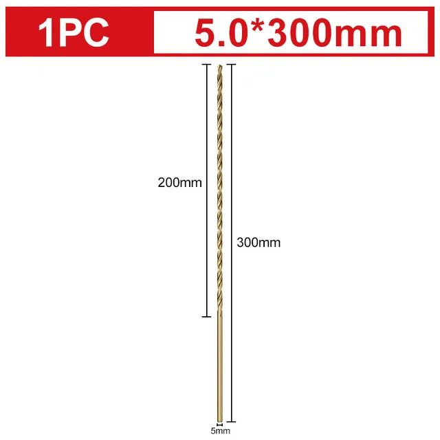 Сверла по металлу удлиненные 300 мм / 5 / #1