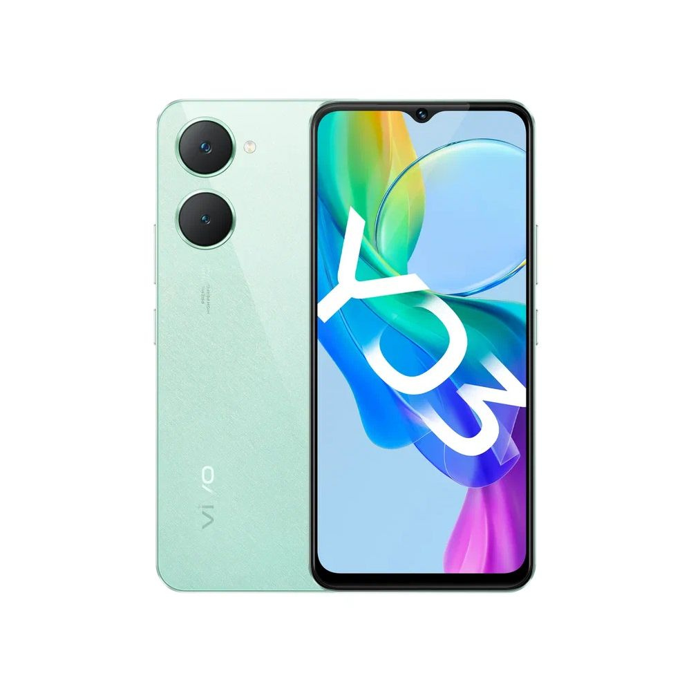 Vivo Смартфон Y03 4/128 ГБ, зеленый