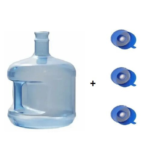 Бутыль для воды 13 литров (поликарбонат) + 3 крышки #1