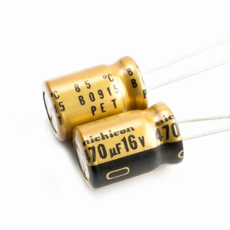 2шт 16В 470мкФ Электролитический конденсатор серии NICHICON FW аудио ...
