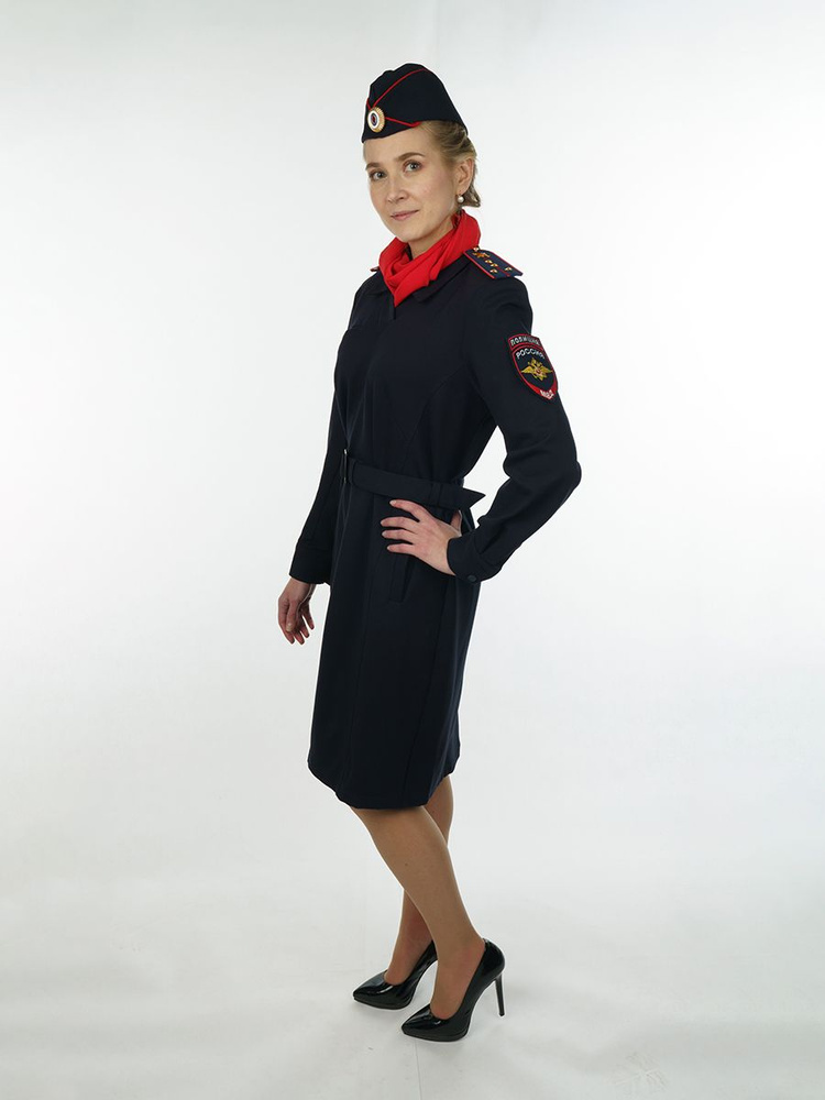 Платье демисезонное (женская форма) Полиции МВД (ОВД) уставное для сотрудниц Министерства Внутренних #1