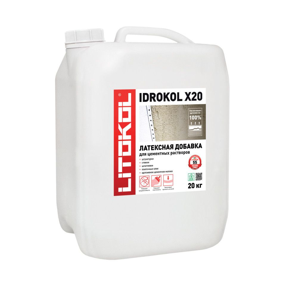 Добавка Litokol Idrokol X20-M для увеличения адгезии 20 кг #1