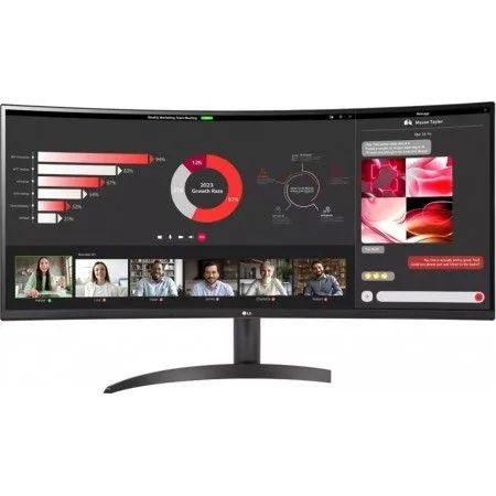 LG 34" Монитор 34WR50QC-B, черный #1