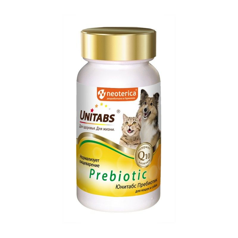 ЮНИТАБС Пребиотик для кошек и собак, таблетки, № 100 - купить с ...