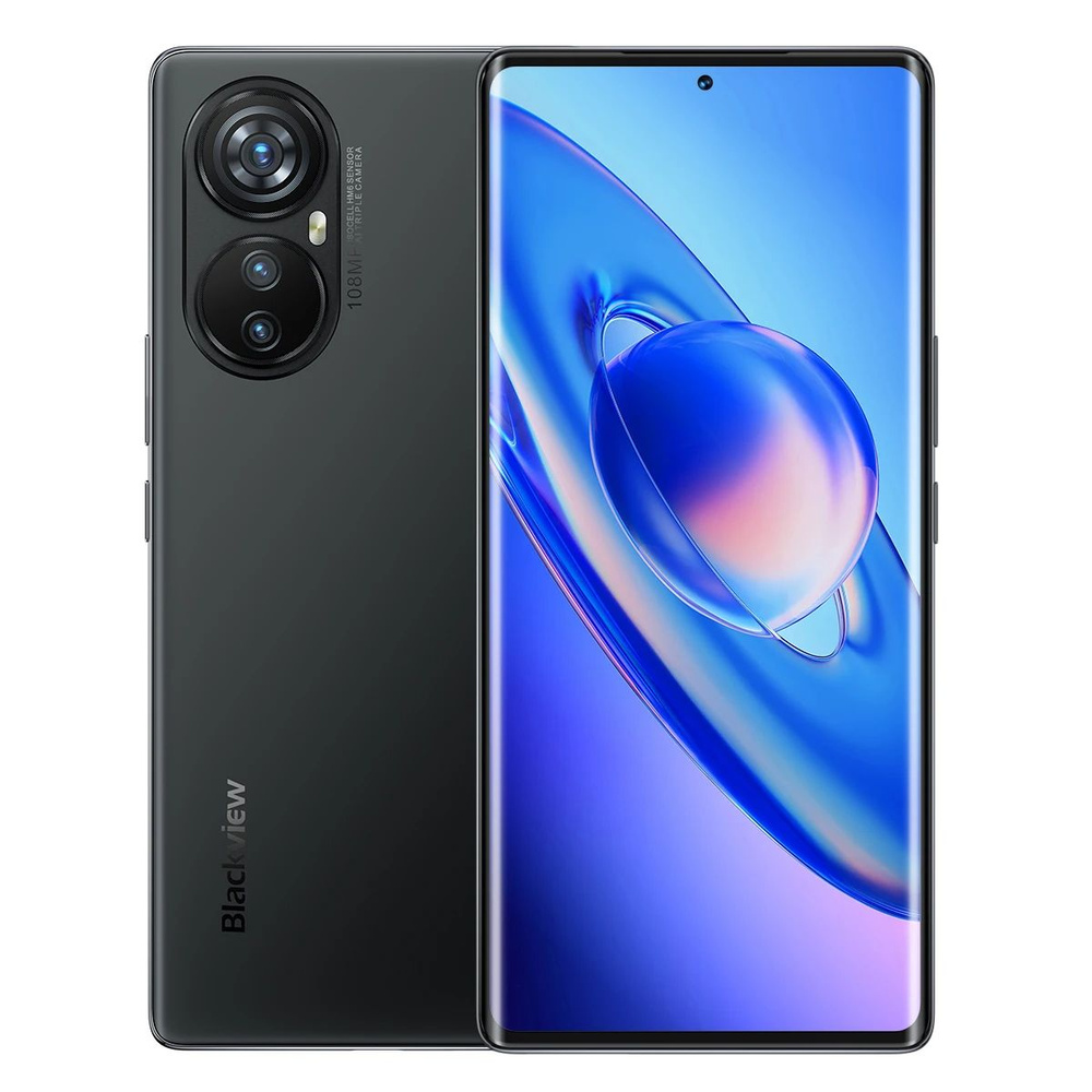 UBABAI Смартфон Смартфон Blackview A200pro, 24 ГБ + 256 ГБ, 108 МП + 16 МП,  6,67 дюйма, 5050 мАч, 66 Вт, быстрая зарядка, NFC, разблокировка по лицу,  ...