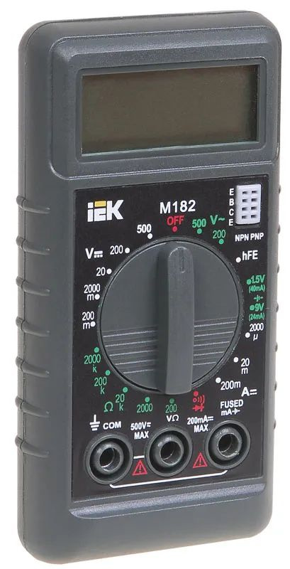 Мультиметр цифровой COMPACT M182 IEK #1