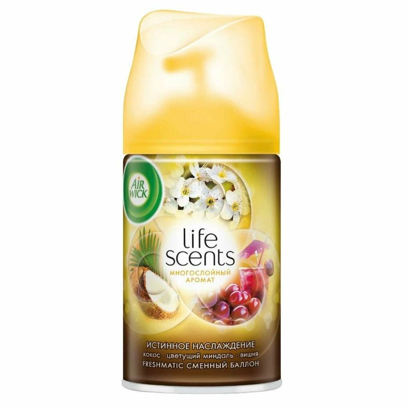 AirWick Сменный баллон освежителя воздуха, Истинное наслаждение, 250 мл ...