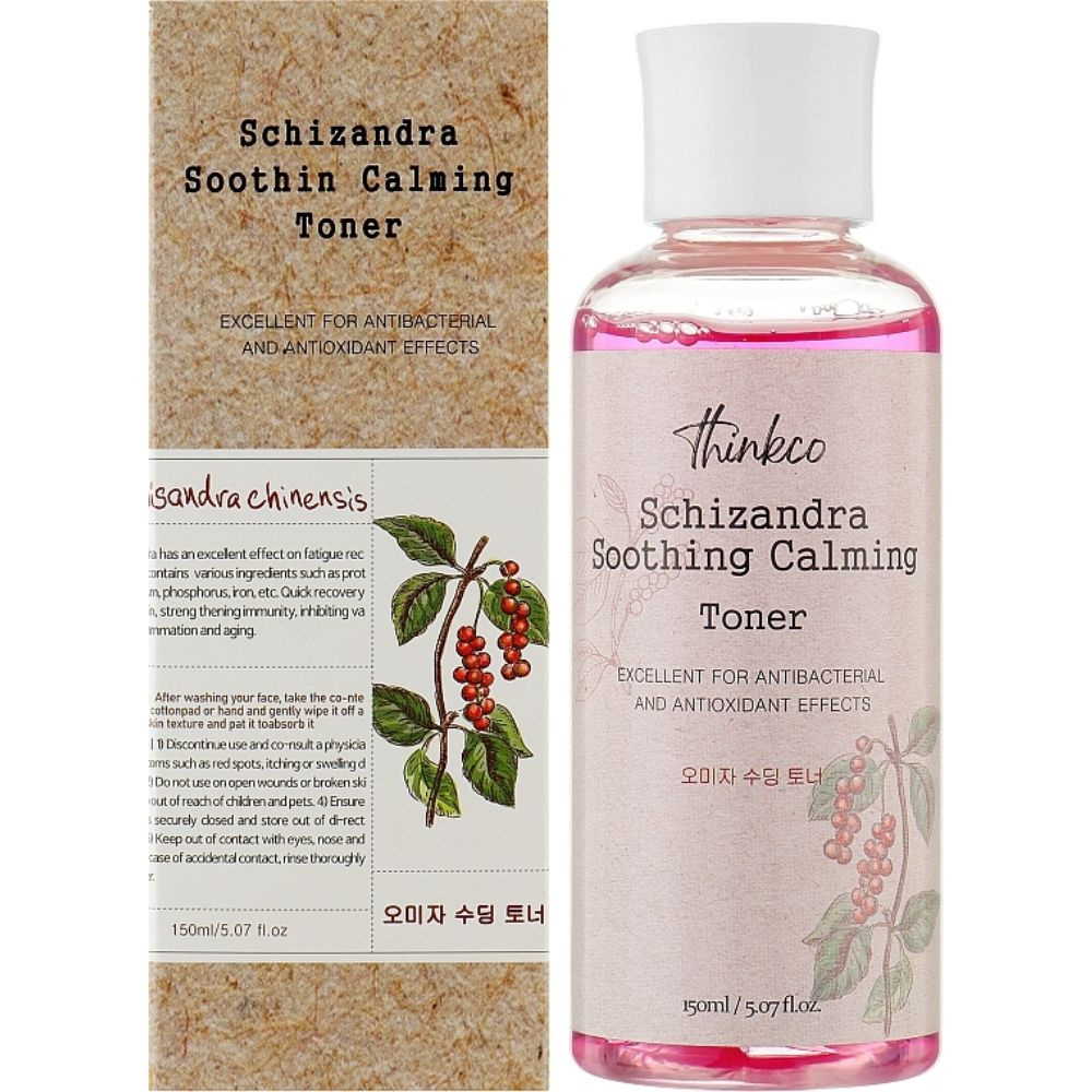 THINKCO Тонер для лица с экстрактом лимонника Schizandra Soothing Calming Toner  #1