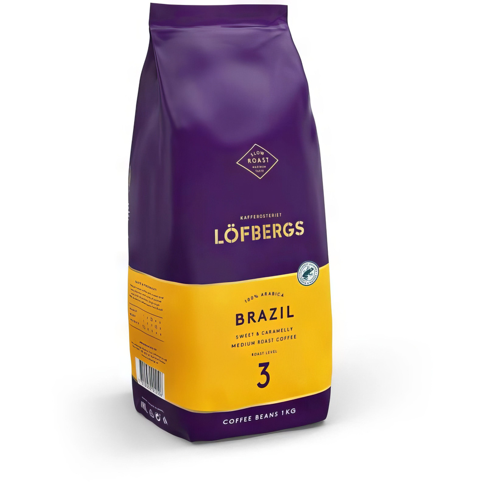 Кофе в зернах Lofsbergs BRAZIL №3, 1000 грамм #1