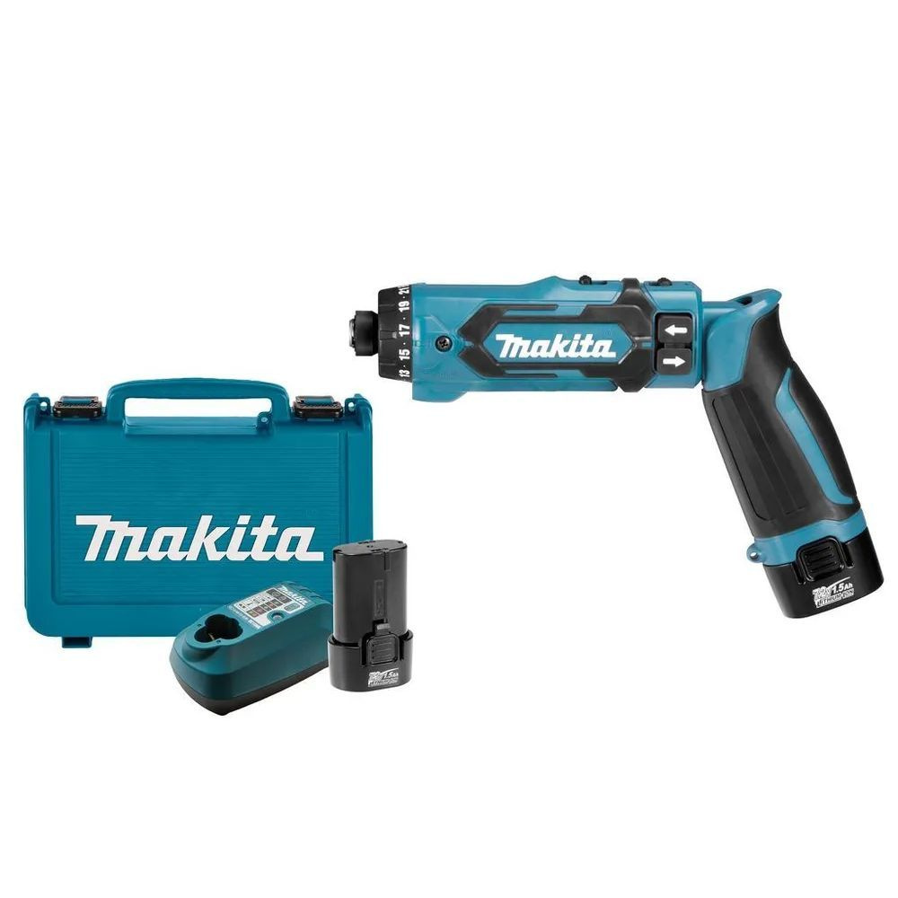 Аккумуляторная отвёртка Makita DF012DSE #1