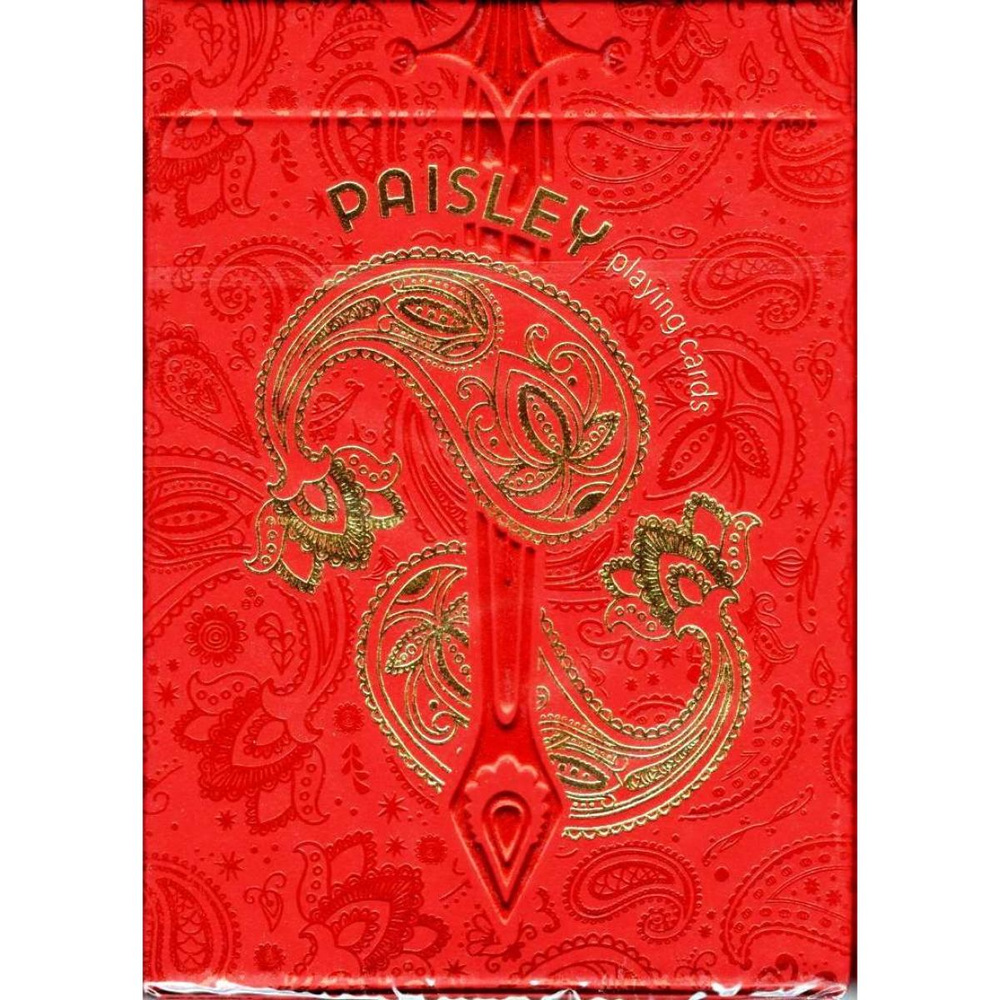 Игральные карты PAISLEY ROYALS RED (крапленые) #1