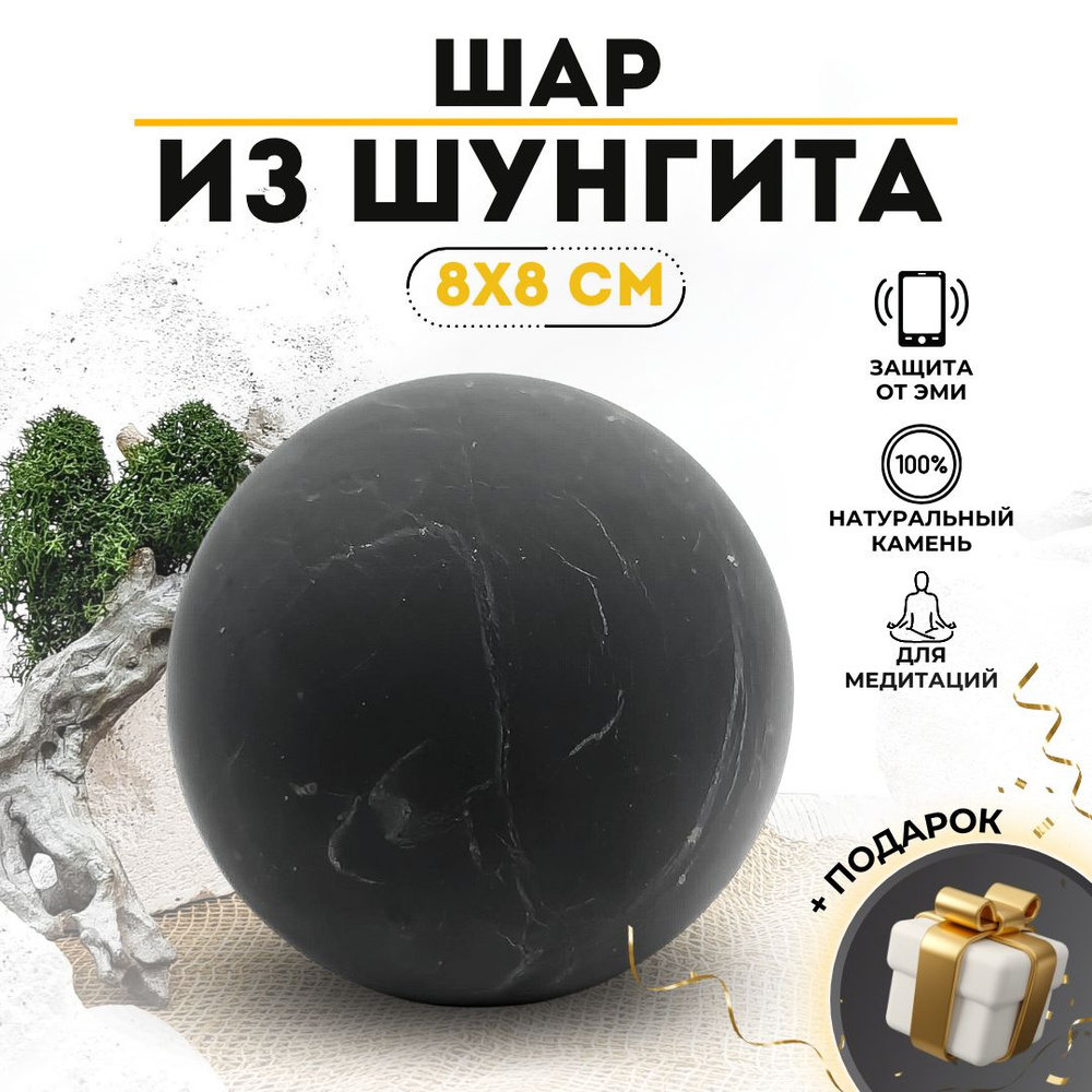 Фигурка декоративная Планета шунгита Unpolished shungite sphere арт 19208 -  купить по низким ценам в интернет-магазине OZON (636927692)