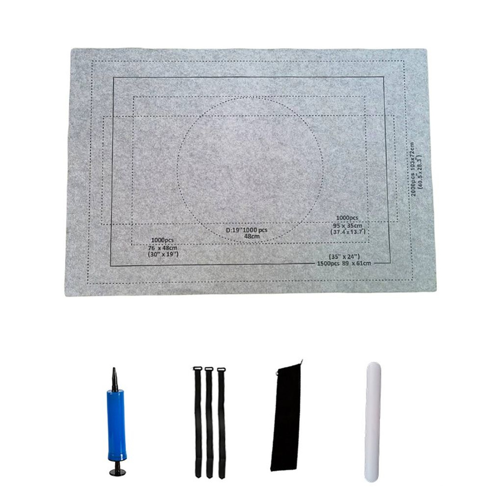 Коврик-пазл в рулоне до 1500/2000/3000 шт., большой органайзер-органайзер, аксессуары для одеял из фетра #1