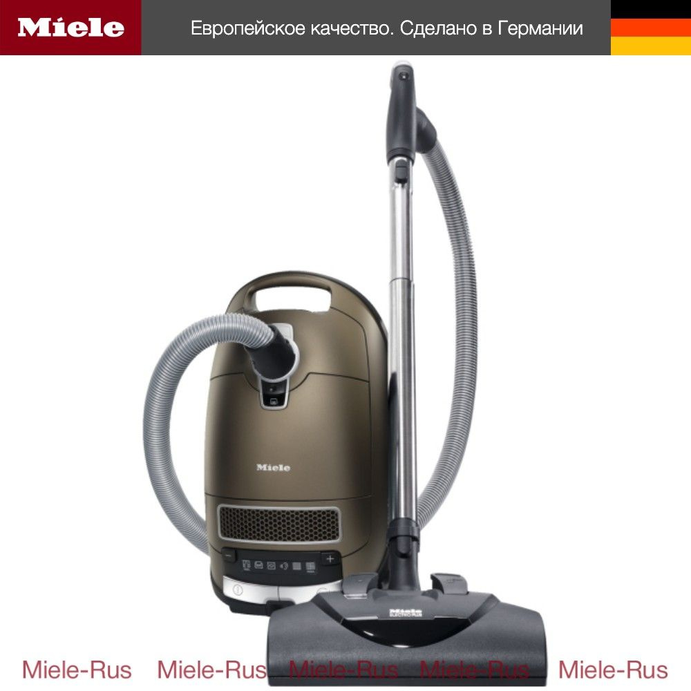 Бытовой пылесос для дома Miele с мешком SGFP3 Complete C3 Electro EcoLine  бронзовый, HEPA Air Clean фильтр, сухая уборка, для ковра/пола/ковролина,  ...