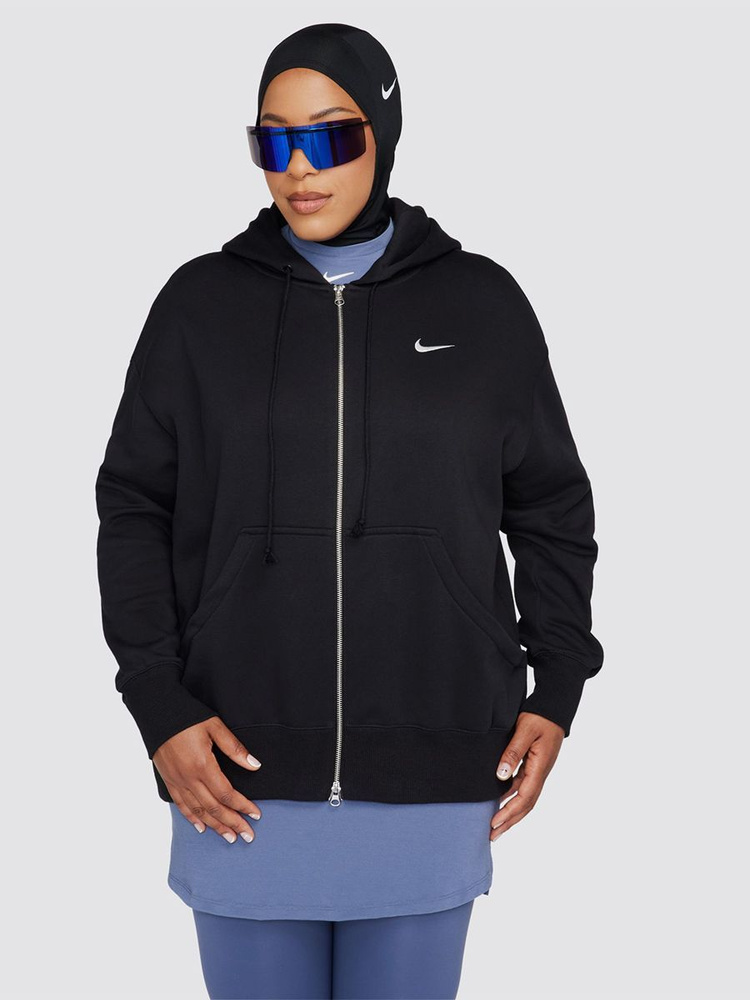 Толстовка Nike W Nsw Phnx Flc Fz Os Hoodie #1