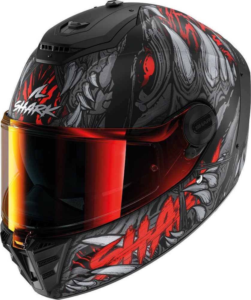 Мотошлем интеграл Shark SPARTAN RS SHAYTAN MAT Black/Red/Anthracite, L #1